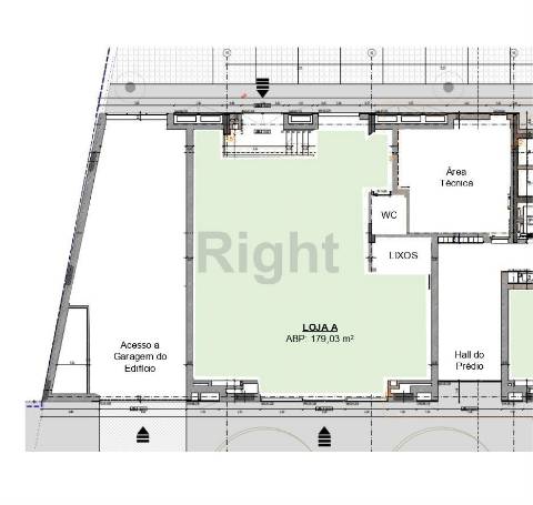&#8203;&#8203;&#8203;&#8203;&#8203;&#8203;&#8203;Loja com 179 m² em empreendimento moderno na zona oriental de Lisboa