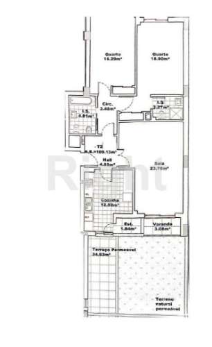 Apartamento T2 novo com parqueamento e terraço nas Laranjeiras, Lisboa