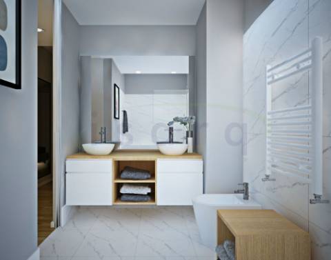 Apartamento T3 NOVO com terraço no centro da Maia