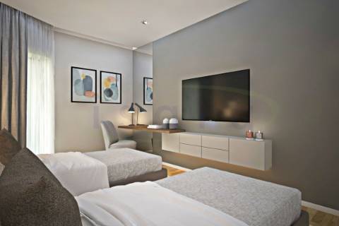 Apartamento T3 com Varanda e arrumos, NOVO, no centro da Maia onde predomina a Qualidade