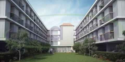 Excelente T2 kitchnet com Varanda e lugar garagem no Polo Universitário do Porto