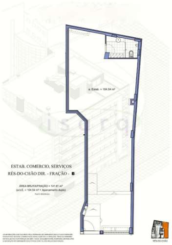 Loja para Comércio/Serviços, em edifício NOVO no centro da Maia