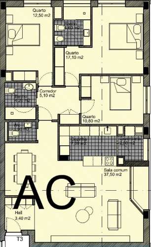 Apartamento T3 NOVO com varanda a 15min do Polo Universitário do S João