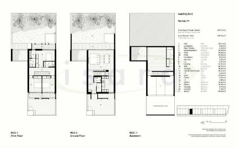 Excelente Moradia T3 vanguardista, de traço simples e minimalista