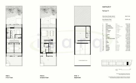 Excelente Moradia T3 vanguardista, de traço simples e minimalista
