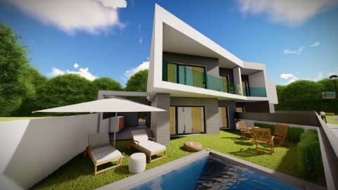 Moradia V4 - NOVA - c/ Piscina e Garagem -  Redondos - Fernão Ferro