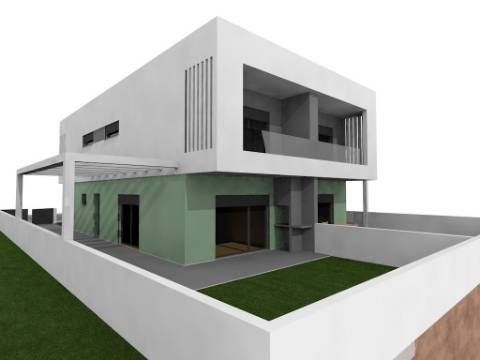 Moradia V3 Duplex em Construção com Jardim  – Qtª das Laranjeiras - Fernão Ferro