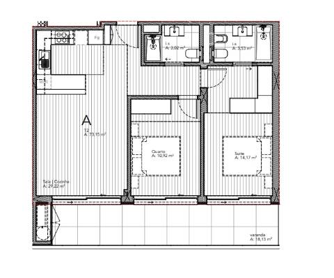 T2 com lugar de garagem, junto às Praias de Canidelo em V. N. Gaia