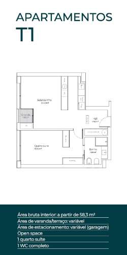 Apartamento T1 Venda em Mafamude e Vilar do Paraíso,Vila Nova de Gaia