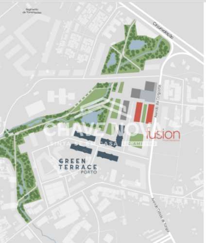 T4 com garagem fechada no condomínio privado "Fusion Private Residence" (Green Terrace Porto)