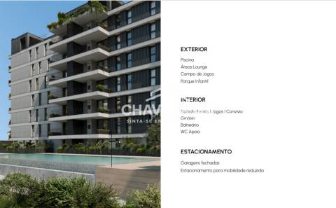 T3 com garagem fechada no condomínio privado "Fusion Private Residence" (Green Terrace Porto)