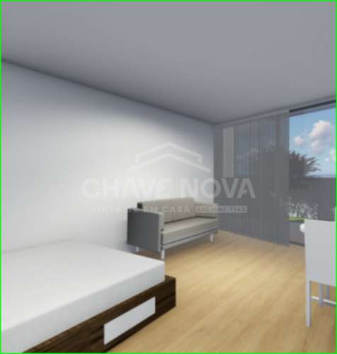 T0 novo, com varanda e lugar de garagem, em Leça da Palmeira (Centro)