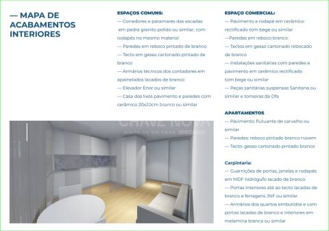 T0 novo, com varanda e lugar de garagem, em Leça da Palmeira (Centro)