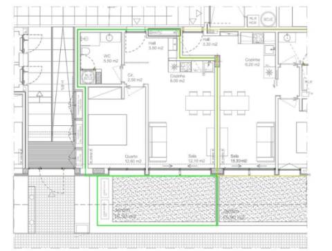 Apartamento T1 Venda em Canidelo,Vila Nova de Gaia