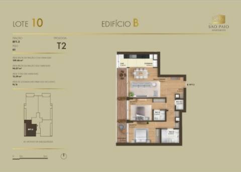 Apartamento T2 Venda em Canidelo,Vila Nova de Gaia