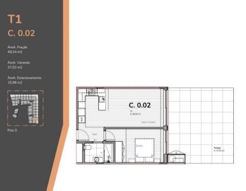 Apartamento T1 Venda em Mafamude e Vilar do Paraíso,Vila Nova de Gaia