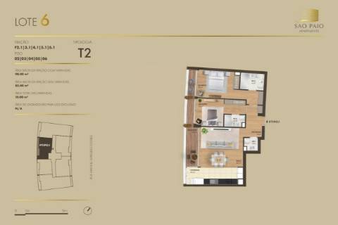 Apartamento T2 Venda em Canidelo,Vila Nova de Gaia
