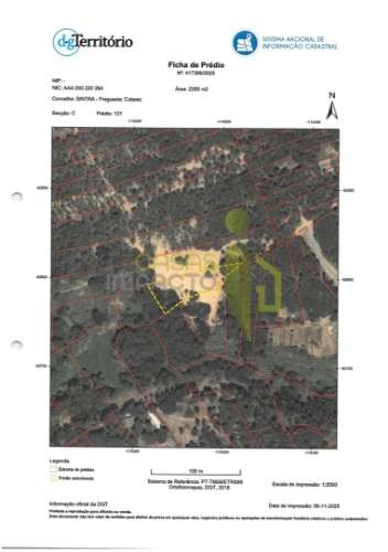 Terreno Rústico com 2360 m2 em Janas, Azenhas do Mar