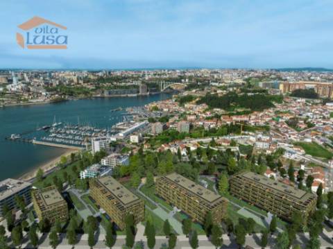 T3 Novo c/ Terraço 22,20m2, próximo Marina da Afurada em Canidelo V.N Gaia.