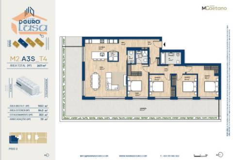 T4 Novo C/ Terraço 84m2, próximo Marina da Afurada em Canidelo V.N Gaia.