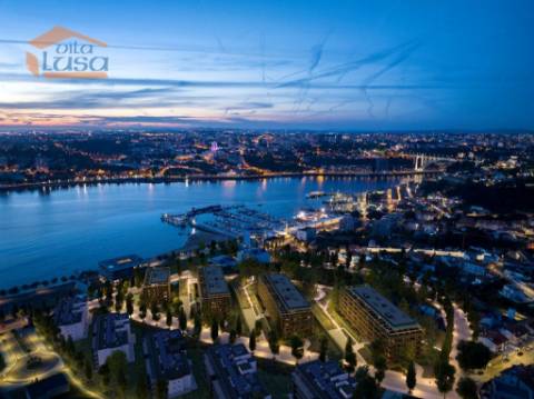 T2 Novo c/ terraço 77,10m2 em Canidelo Marina da Afurada V.N Gaia.