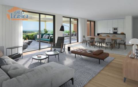 T3 Novo c/ Terraço 115m2 , e piscina privativa, próximo Marina da Afurada em Canidelo V.N Gaia.