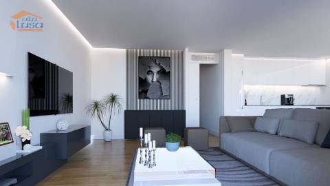 T2 Novo c/ dois lugares garagem e varanda 21,40m2 em Portimão Empreendimento.