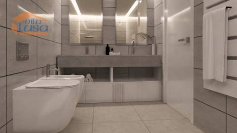 T2 Novo c/ dois lugares garagem e varanda 21,40m2 em Portimão Empreendimento.