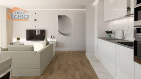 T1 Novo ultimo piso c/ garagem e varanda em Portimão.