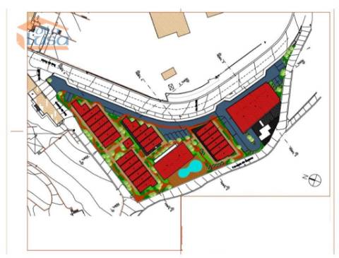 Terreno c/ 5883m2  com projeto para residências, em Sobreira, Paredes.