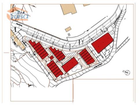 Terreno c/ 5883m2  com projeto para residências, em Sobreira, Paredes.