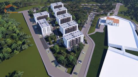 Apartamento T0 Novo em Vilar de Paraiso, com varanda e lugar de garagem