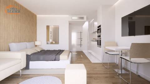 Apartamento T0 Novo em Vilar de Paraiso, com varanda e lugar de garagem