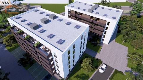 Apartamento T0 Novo em Vilar de Paraiso, com varanda e lugar de garagem