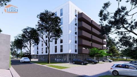 Apartamento T0 Novo em Vilar de Paraiso, com varanda e lugar de garagem