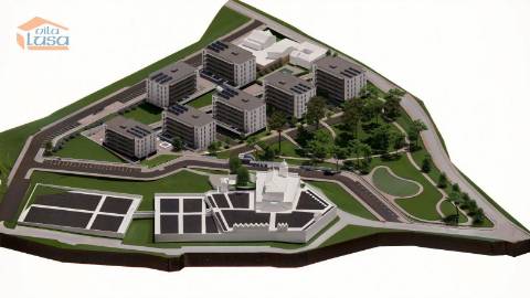  T2 Novo com terraço 40.90m2 em Vilar do Paraíso V.N. Gaia.