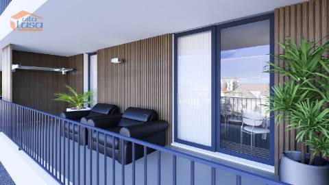 T2 com duas varandas 38.72m2 e dois lugares de garagem Portimão Novo.