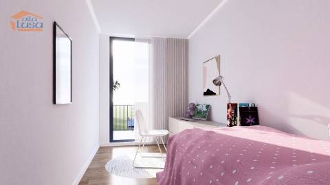 T2+1 Com duas varandas com 46.09m2 e dois lugares de garagem em Portimão.