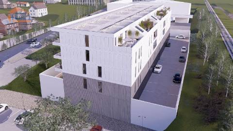 T2+1 Com duas varandas com 46.09m2 e dois lugares de garagem em Portimão.