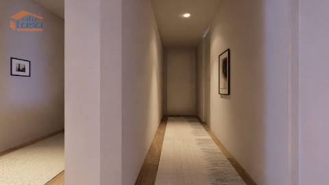 T-2+1 Novo c/ varanda 46.53m2 e lugar de garagem no centro de Armação de Pera a 300mts da praia.