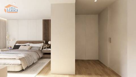 T-2 Novo c/ varanda 24.76m2 e lugar de garagem no centro de Armação de Pera a 300mts da praia.