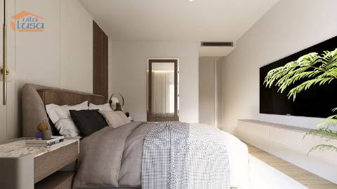 T-2 Novo c/ varanda 24.76m2 e lugar de garagem no centro de Armação de Pera a 300mts da praia.