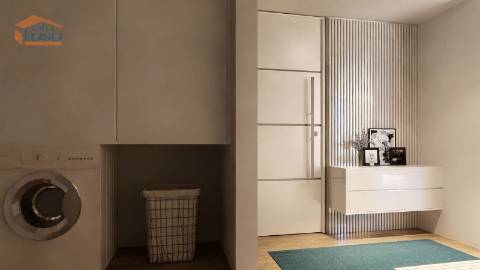 T-1+1 Novo c/ varanda 25.34m2 e lugar de garagem no centro de Armação de Pera a 300mts da praia.