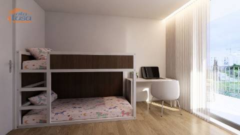 T-1+1 Novo c/ varanda 25.34m2 e lugar de garagem no centro de Armação de Pera a 300mts da praia.