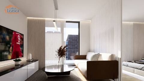 T-0 Novo c/ varanda 12.58m2 e lugar de garagem no centro de Armação de Pera a 300mts da praia.