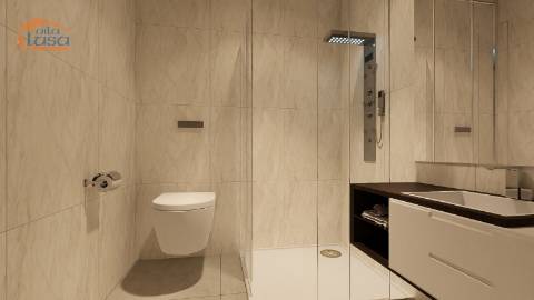 Armação de Pera T2 Novo 2 frentes 2 varandas e garagem 