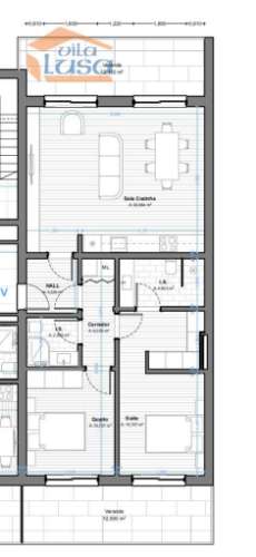 Armação de Pera T2 Novo 2 frentes 2 varandas e garagem 