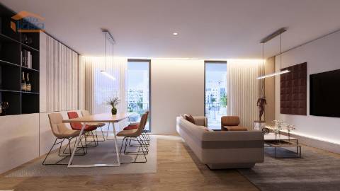 Armação de Pera T2+1 Novo 2 frentes 2 varandas e garagem 