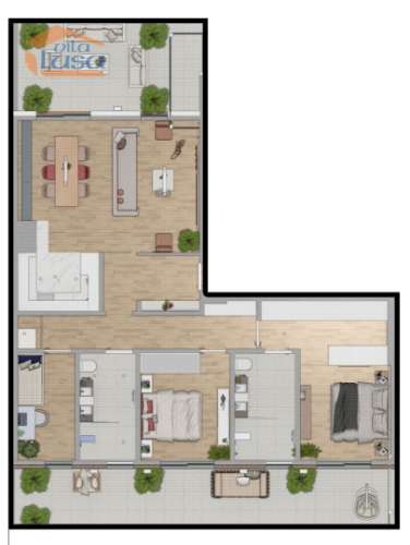 Armação de Pera T2+1 Novo 2 frentes 2 varandas e garagem 