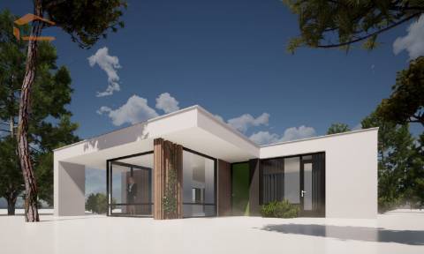 Lote Terreno centro Canelas construção Moradia 4 Frentes